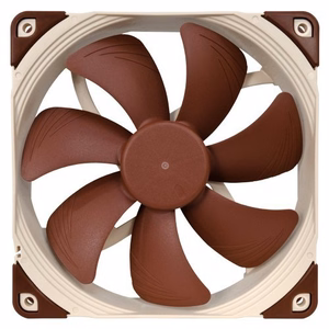 Noctua NF-A14 PWM Kompiuterio korpuso ventiliatorius 14 cm rudas