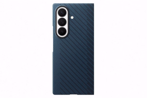 Samsung Galaxy Z Fold8 Ultra aramido pluošto magnetinis dėklas su 2 antirefleksinėmis plėvelėmis, mėlynas
