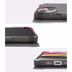 Ringke Fusion Bumper dėklas telefonui iPhone 14 Plus pilkas