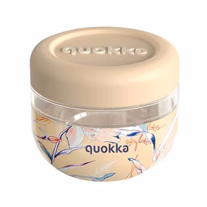 Quokka Bubble Food Jar 500 ml maisto indas, vintažinių gėlių raštas