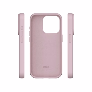 Etteri silikoninis dėklas telefonui iPhone 15 Pro Max 6,7 šviesiai rožinis