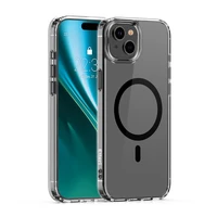 Etteri Spalvotas Magnetinis dėklas telefonui iPhone 14 6,1" juodas