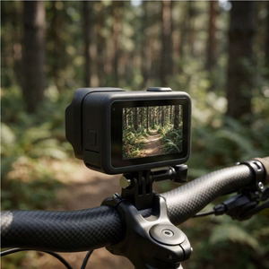 Tech-Protect Glass Fit+ 2 dalių stiklo ir plėvelės rinkinys, skirtas GoPro Mission 1 / Pro