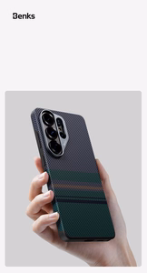 "Benks Magnetic Armor Pro Aurora Kevlar 600D" dėklas (D050), skirtas "Samsung Galaxy S26 Ultra