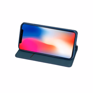 Išmanusis knygos tipo magnetinis dėklas Samsung Galaxy S25 tamsiai mėlyna