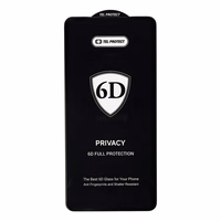Tel Protect Full Glue 6D privatumo Grūdintas stiklas skirtas SAMSUNG GALAXY S26 PLUS juodas (su pirštų atspaudų atrakinimu)
