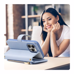 Dux Ducis Lawa odinis dėklas telefonui iPhone 15 Pro Max - mėlynas