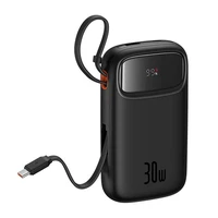 Išorinė baterija Baseus QPow 2 20000mAh 30W 2xUSB-C (juoda)