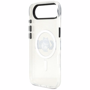 Karl Lagerfeld IML Choupette Sketch Logo Magnetinis dėklas telefonui iPhone Air - skaidrus