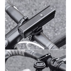 Rockbros 24610002001 priekinis dviračio žibintas 1000 lm + USB-C - USB-A laidas - juodas