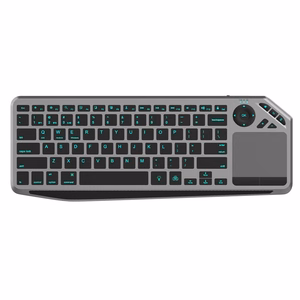 Techly ICTB9801TB klaviatūra Universalus RD belaidis ryšys + „Bluetooth“ QWERTY Anglų (JAV) Juoda