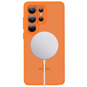 Tech-Protect Magmat MagSafe Dėklas for Samsung Galaxy S26 Ultra - oranžinis Matinis