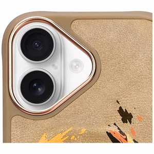 Nimmy Tiger magnetinis dėklas telefonui iPhone 16 - rudas