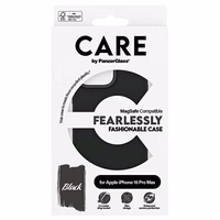 CARE by PanzerGlass Mados dėklas telefonui iPhone 16 Pro Max 6.9" juodas/juodas Magnetinis 1380