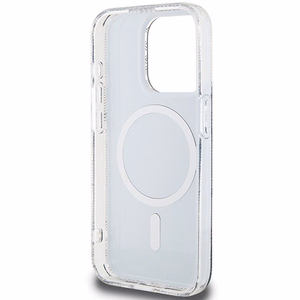 GUESS чехол для IPHONE 15 Pro Max совместимый с MagSafe GUHMP15XHGCUSTGK (IML GCUBE) чёрный