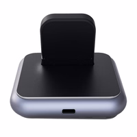 "Joyroom" JR-WQW03 magnetinis įkroviklis "Apple Watch" laikrodžiui (juodas)