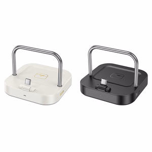 Stalo įkroviklis Hoco 2in1 USB C PD QC 3A 30W + belaidžiu įkrovimu 5W CQ16B baltas