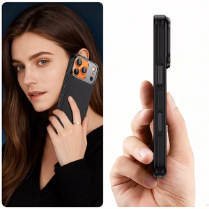 Tech-Protect Kevlar Aramid MagSafe dėklas iPhone 17 Pro Max juodas