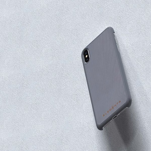 Чехол Nordic Elements Original Gefion для iPhone XS Max, с натуральной древесиной клёна, средне-серый