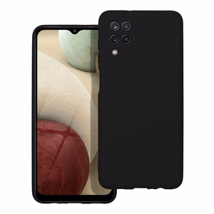 Silikoninis dėklas telefonui SAMSUNG A12 juodas