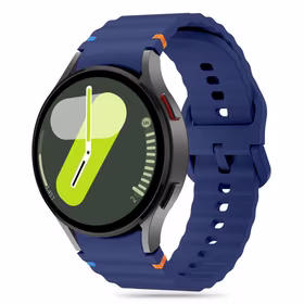 TECH-PROTECT SILICONE SPORT SAMSUNG GALAXY WATCH 4 / 5 / 5 PRO / 6 / 7 / FE TAMSIAI MĖLYNAS