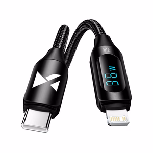 Wozinsky WUCLC1 Lightning - USB-C кабель 36W 480Mb/s 1m - чёрный