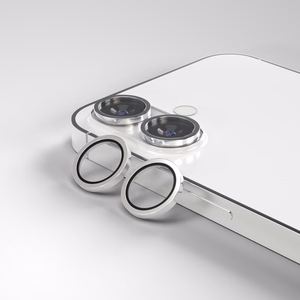 Etteri camera lens protector for iPhone 17 baltas