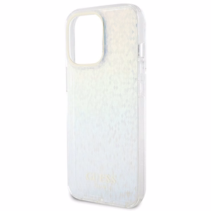 Guess IML Faceted Mirror Disco Iridescent dėklas telefonui iPhone 15 Pro Max - įvairiaspalvė