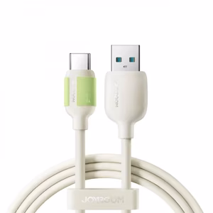 Joyroom S-A53 3A USB-A - USB-C Cable with Fluorescent Tip 1.2m - Beige