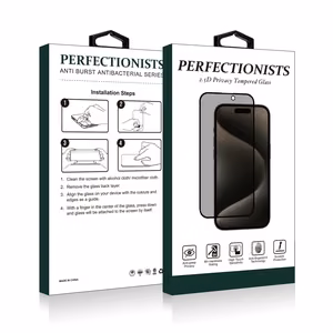 Tempered glass 2.5D Privacy Perfectionists Apple iPhone 16e/17e black