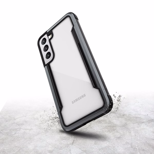 X-Doria Raptic Shield Pro dėklas, skirtas Samsung Galaxy S22+ 5G, su antimikrobine apsauga, juodas