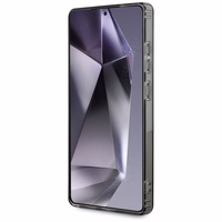 Guess Glitter Circle Classic Logo Magnetinis dėklas telefonui Samsung Galaxy S25 Ultra juodas