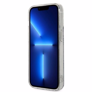 Rinkinys Guess GUBPP14LH4EACSB dėklas + įkroviklis iPhone 14 Pro 6.1" mėlynas kietas dėklas su 4G raštu Magnetinis