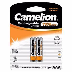 Camelion AAA/HR03 1100 mAh Rechargeable Batteries Ni-MH 2 pc(s)