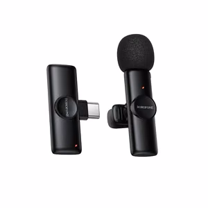 Borofone Lavalier belaidis mikrofonas BFK16 Winner Type C juodas