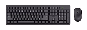 Trust Ody II klaviatūra Pelė įskaityta Universalus Radijo dažnio belaidė QWERTY Anglų (JAV) Juoda