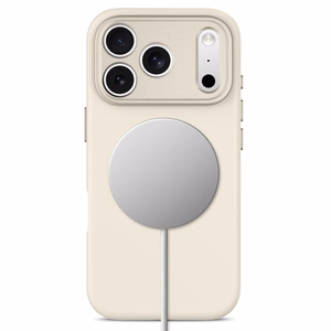 Tech-Protect Uniq MagSafe CC dėklas, skirtas iPhone 18 Pro / 17 Pro, smėlio spalvos