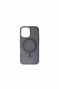 JM MAGSAFE SILK FROST I dėklas iPhone 16 Plus, juodas