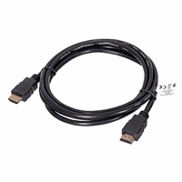 Lanberg CA-HDMI-11CC-0018-BK HDMI kabelis 1,8 m HDMI A tipo (standartinis) Juoda