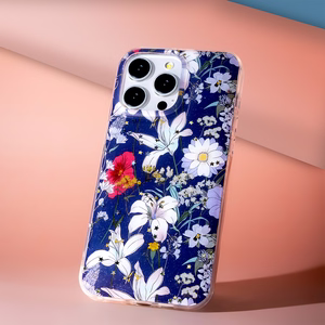 Glow Glam dėklas telefonui Samsung Galaxy A07 4G mėlynas
