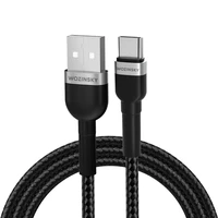 Wozinsky WNBAC2 USB-A / USB-C kabelis 2.4A 2m - juodas