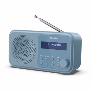 Sharp Tokyo DR-P420(BL) nešiojamasis skaitmeninis radijo imtuvas su Bluetooth, mėlynas