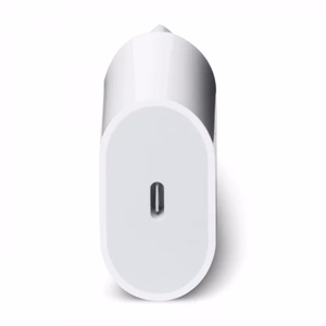 Įkroviklis Wozinsky Quick Charge, baltas PD 20W + Type-C / Lightning baltas laidas 100cm