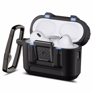 Spigen Lock Fit dėklas AirPods Pro 3 juodas