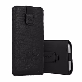 WONDER Deko dėklas telefonui (dydis L) Iphone 13 Mini/12 Mini/SE 2020/2022/7/8 juodas