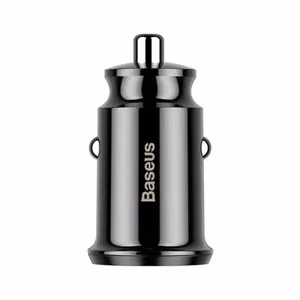 Baseus Grain automobilinis įkroviklis 2x USB 5V 3,1A, juodas