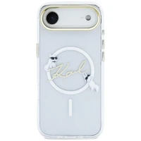 Karl Lagerfeld IML Choupettes Karl Script Logo MagSafe iPhone Air Case - Clear
