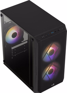 Aerocool CS107V2 kompiuterio korpusas „Mini Tower“ Juoda