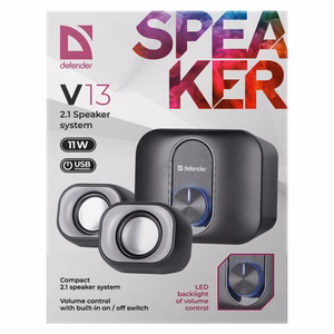 KOMPIUTERIO GARSIAKALBIAI DEFENDER V13 2.1 11W USB