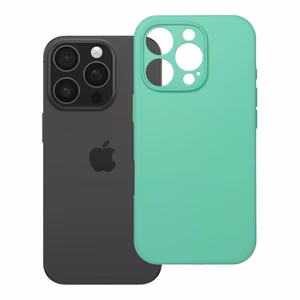 Dėklas silikoninis 2 mm iPhone 16 Pro, skirtas MagSafe – mėtų spalvos
